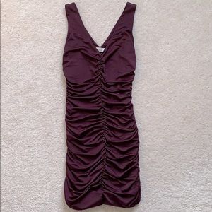 Burgundy Costa Blanca Mini Dress